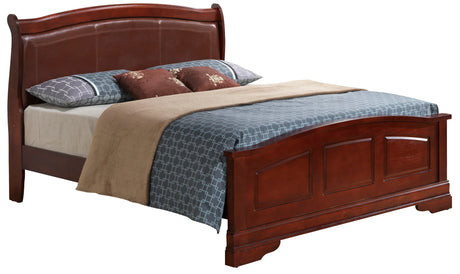 Panel Sleigh Bed Elegantly Crafted - Furniture Home Direct