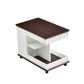 Adjustable End Table With Wheels, 360°Rotating Top And Storage Space - Furniture Home Direct