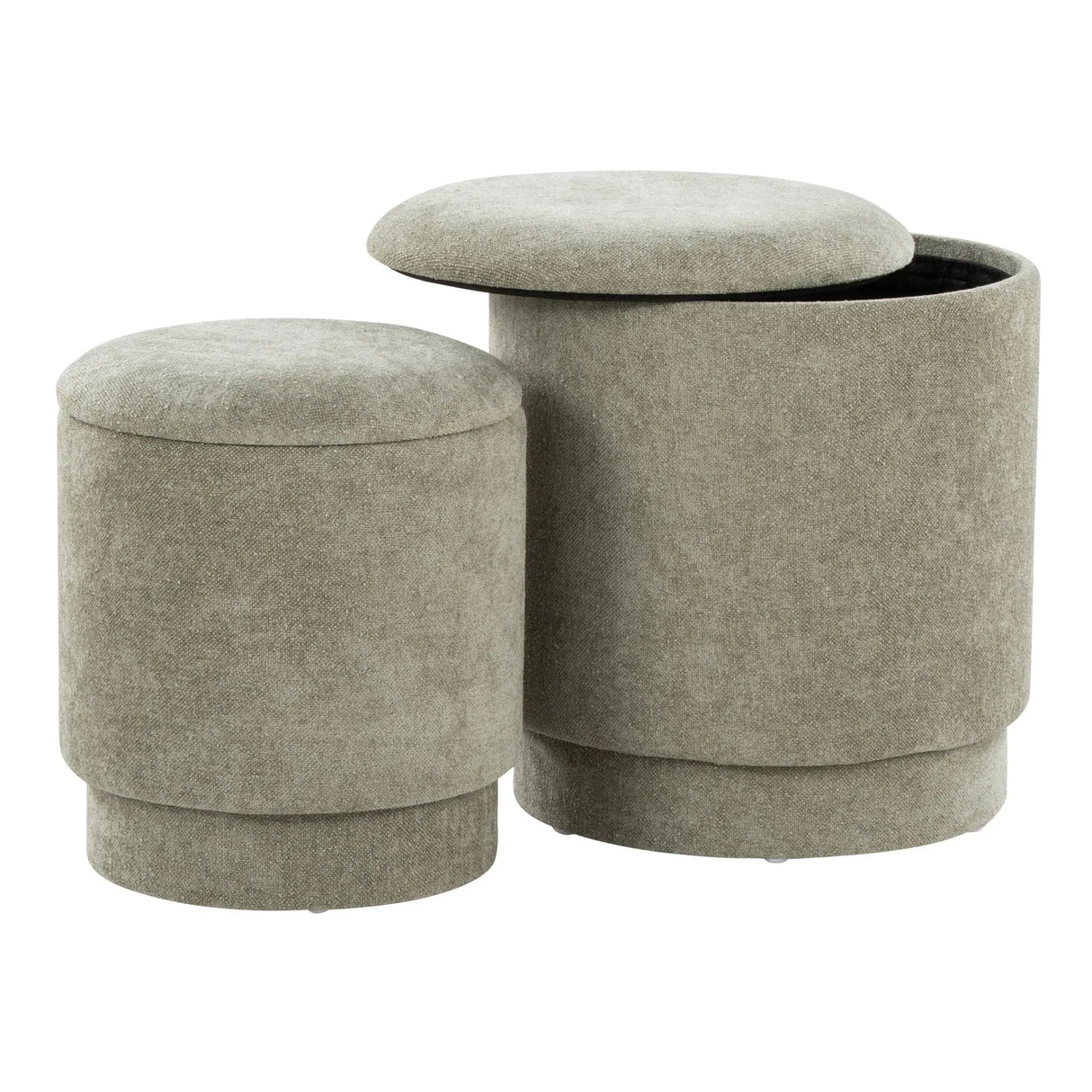 Marla - Upholste Contemporary Ottoman Set - Furniture Home Direct
