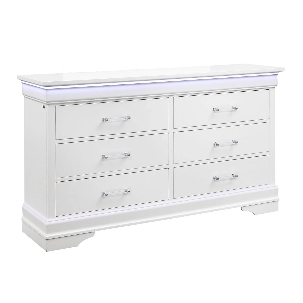 Charlston - 5 Piece Bedroom Set With LED Headboard - Furniture Home Direct