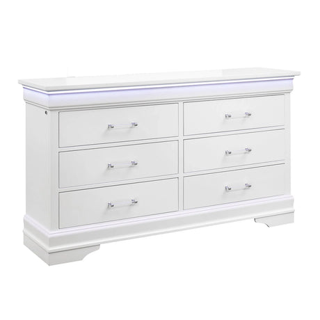 Charlston - Dresser With LED - Furniture Home Direct