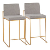 Fuji - Contemporary High Back Stylish Counter Stool - Furniture Home Direct