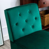 Reese - Living Room Armless Button Tufted Pattern Accent Chair (Set of 2) - Furniture Home Direct