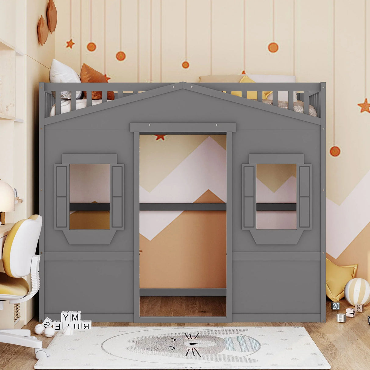 House Loft Bed With Ladder - Furniture Home Direct