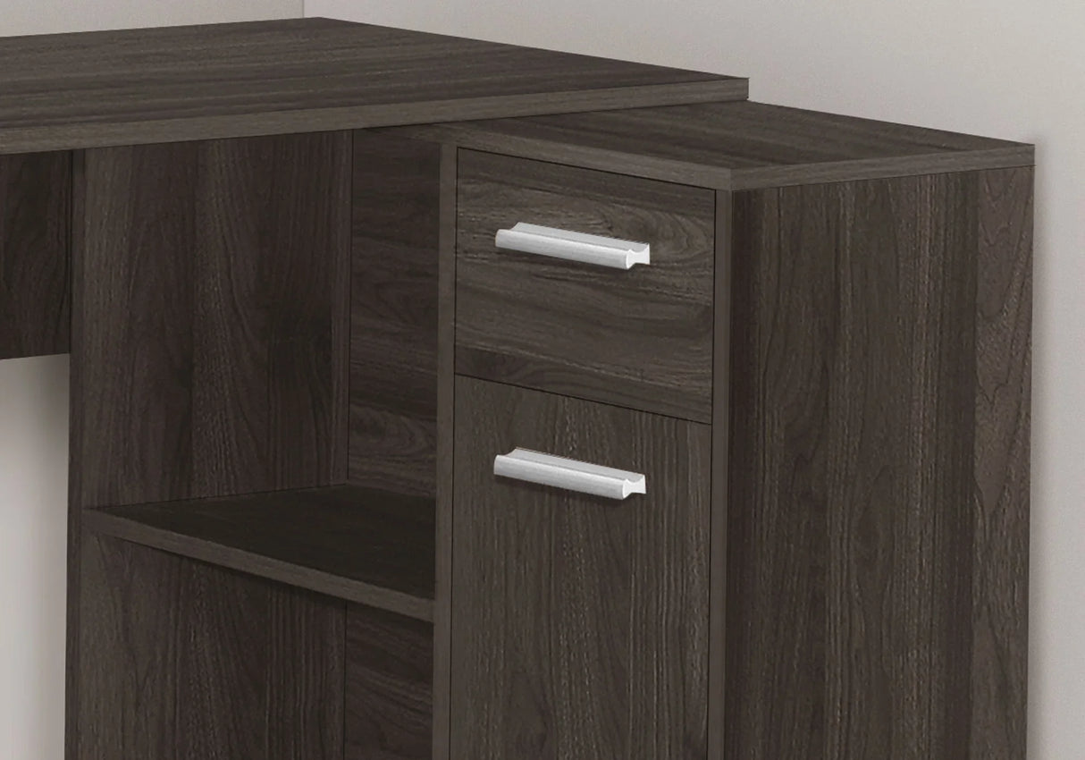 Computer Desk, Home Office, Corner, Storage Drawers, L Shape, Contemporary & Modern - Furniture Home Direct