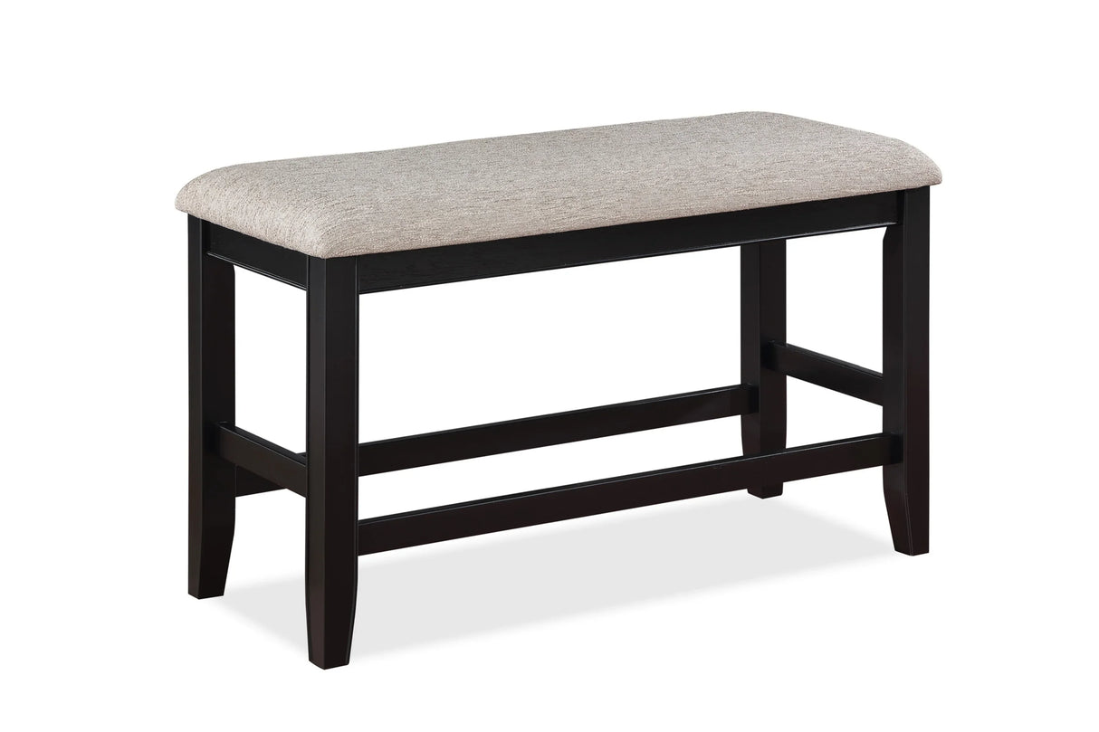 Dining Set Square Plank Top Table Chairs Light Gray - Furniture Home Direct