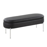 Chloe - Contemporary / Glam Bench - Furniture Home Direct