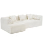 Sectional Free Combined Sofa With 2 Side Pockets - Furniture Home Direct