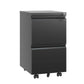 Metal Drawer Mobile File Cabinet With Lock For Home Office Organizer - Furniture Home Direct