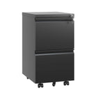 Metal Drawer Mobile File Cabinet With Lock For Home Office Organizer - Furniture Home Direct
