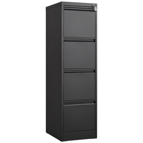 All Metal 3 Drawer File Cabinet With Lock For Office