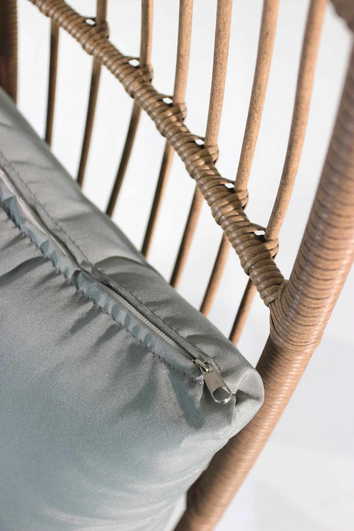 Outdoor Wicker Egg Chair And Footstool - Furniture Home Direct