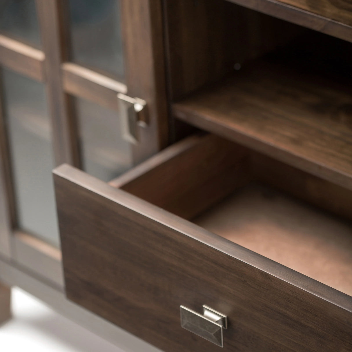 Artisan - Tall TV Media Stand - Natural Aged Brown - Furniture Home Direct