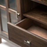 Artisan - Tall TV Media Stand - Natural Aged Brown - Furniture Home Direct