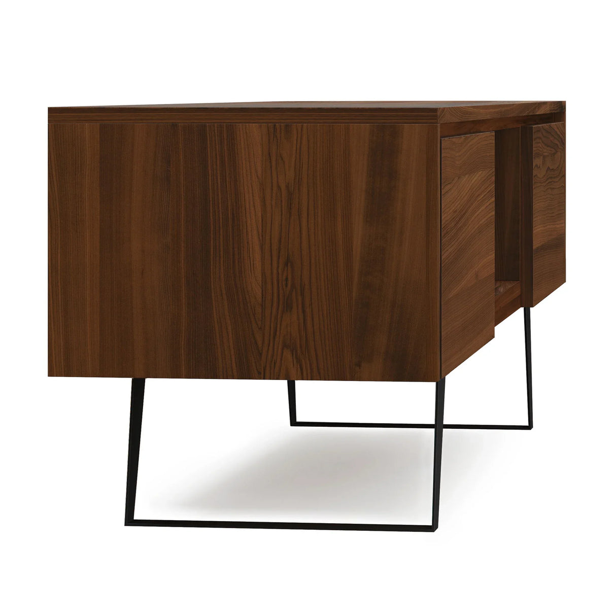Lowry - Handcrafted TV Media Stand - Walnut - Furniture Home Direct