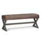 Salinger - Large Upholstered Ottoman Bench - Furniture Home Direct