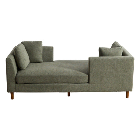 Wide Modern Double Sided Upholstered Chaise Lounge - Furniture Home Direct