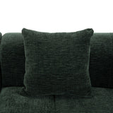 Sectional Sofa Modular Tufted Chenille Upholstery Green - Furniture Home Direct