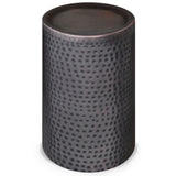 Corbin - Hammered Metal Side Table - Furniture Home Direct