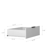 Tall Armoire With Sliding Barn Door Drawers Storage White - Furniture Home Direct