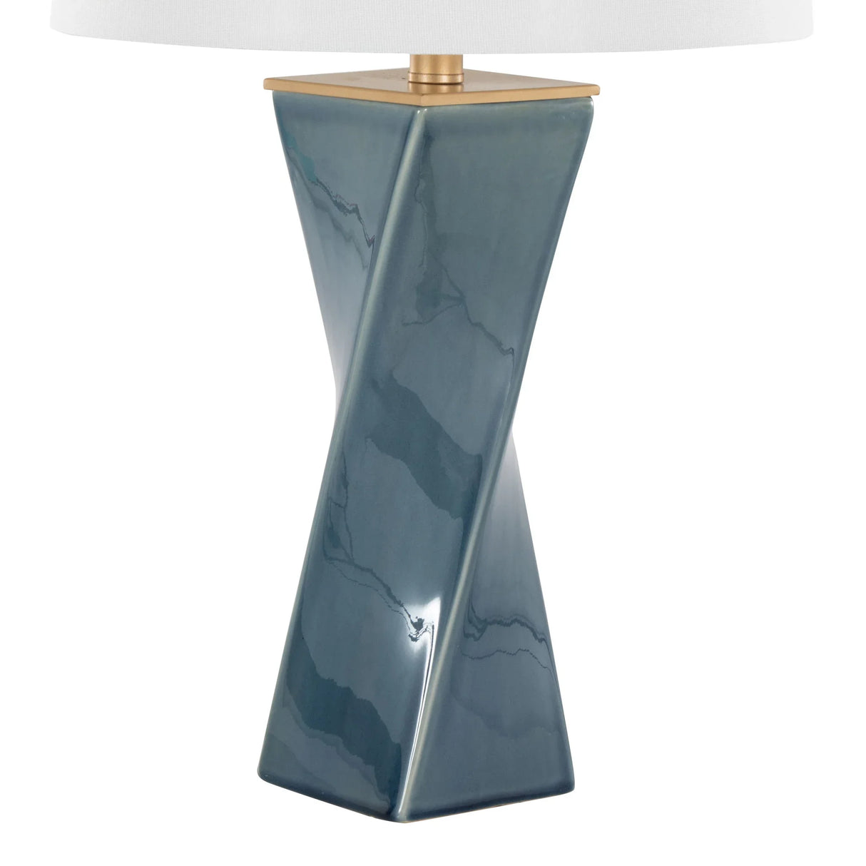 Curvo - Square Contemporary Table Lamp - Furniture Home Direct