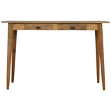 2 Drawer Nordic Writing Desk - Oak