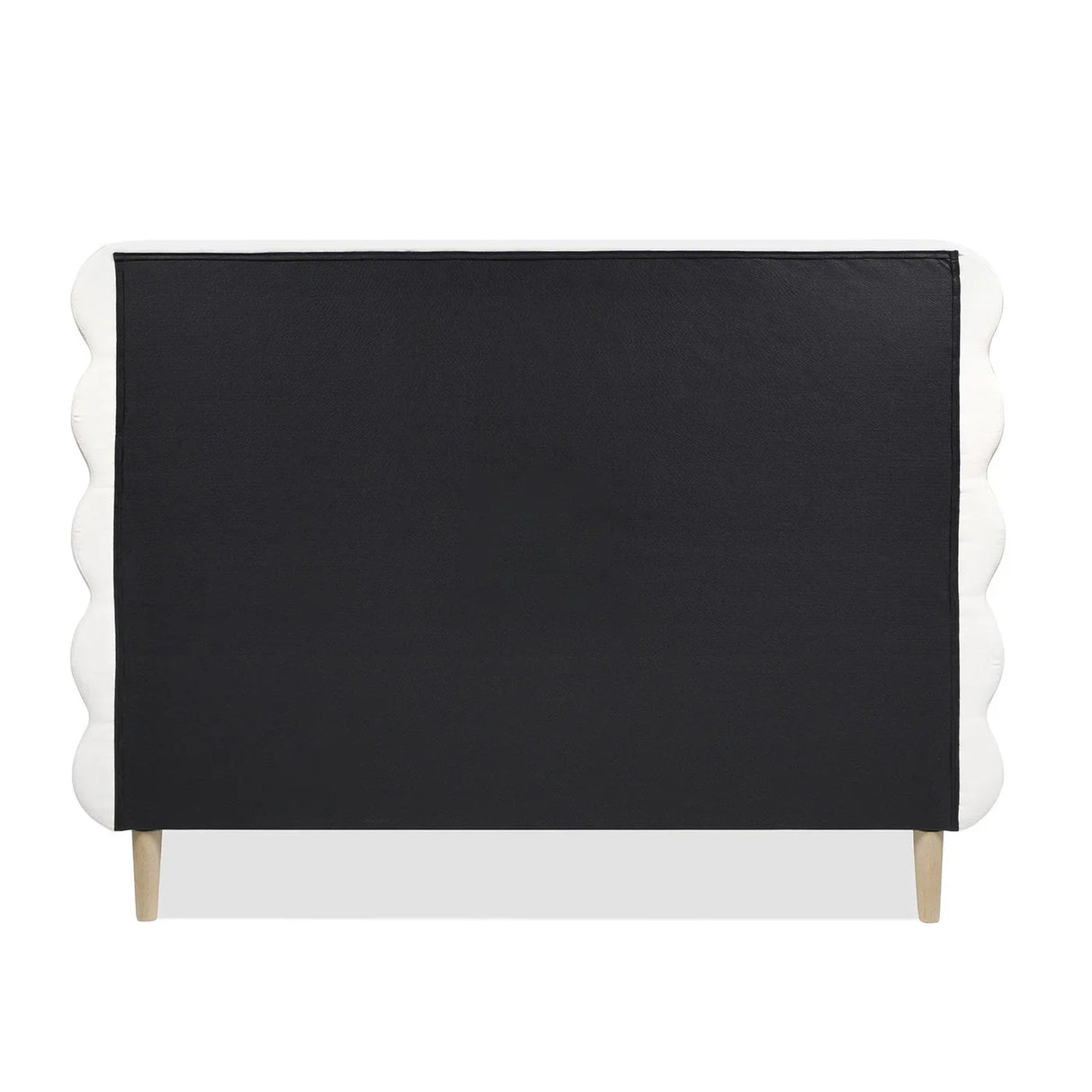 Stockholm - Modern Wavy Headboard Platform Bed - Furniture Home Direct
