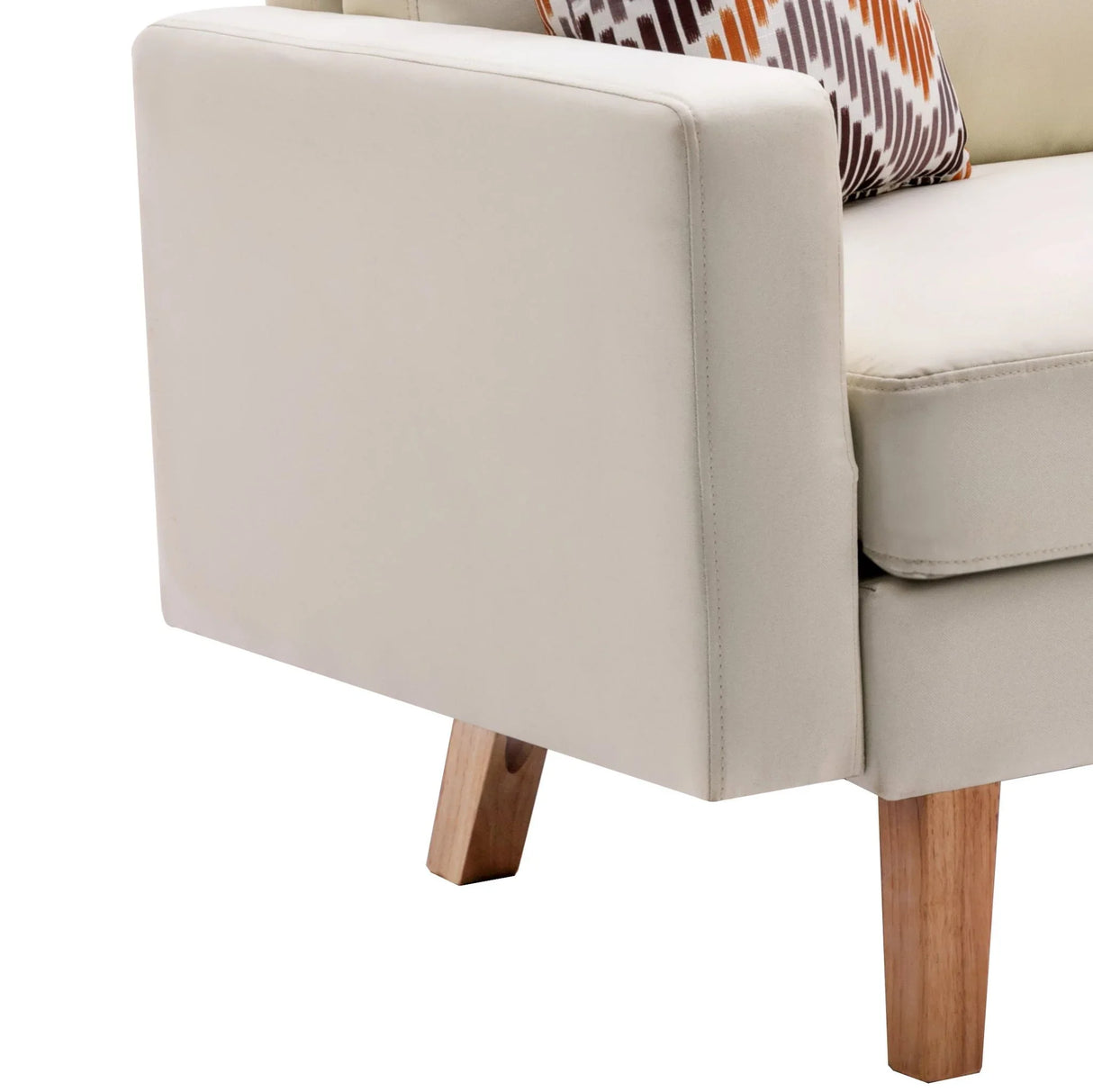 Bahamas - Minimalistic Sofa With 2 Throw Pillows - Furniture Home Direct