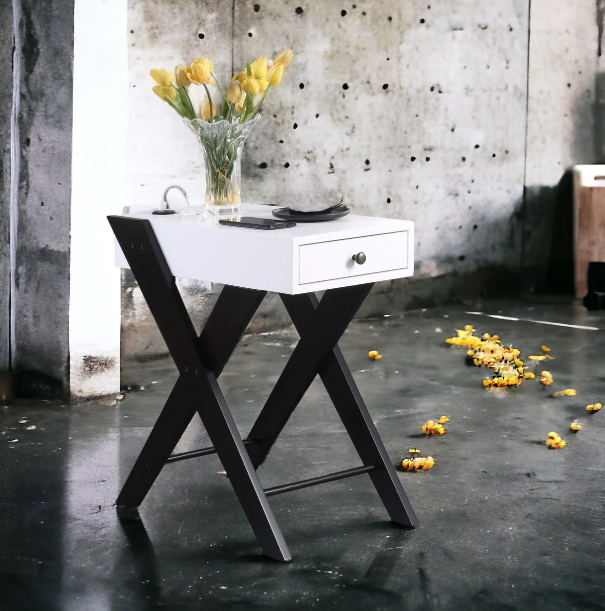 Fierce - Accent Table With Built - In USB Port - Furniture Home Direct