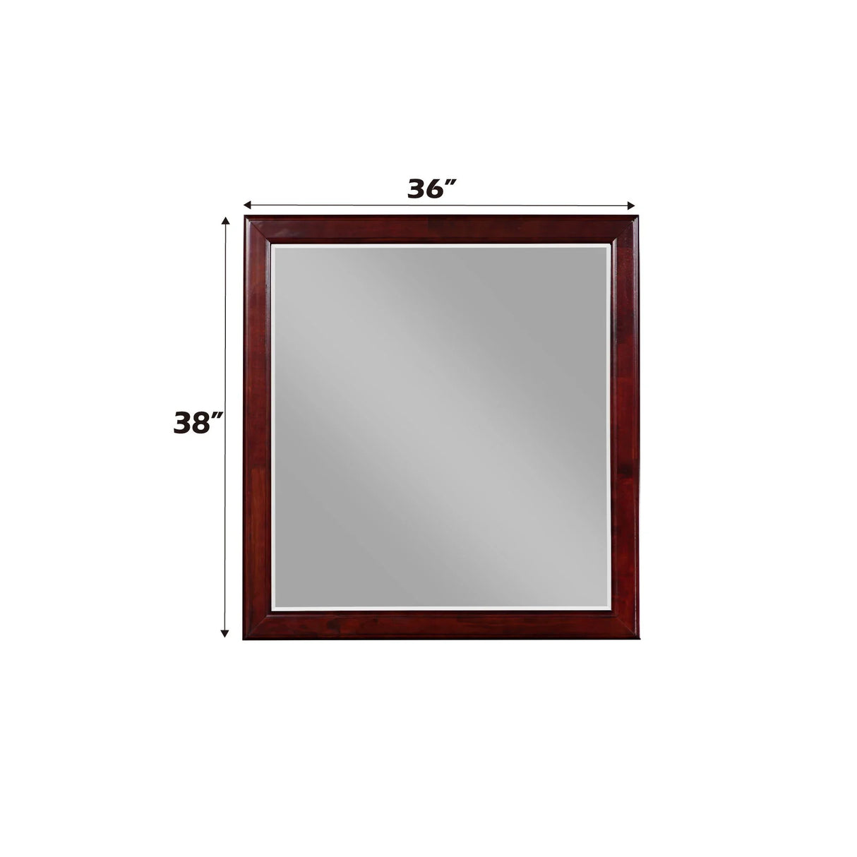 Louis Philippe - Bedroom Mirror, Elegant Design - Furniture Home Direct