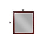 Louis Philippe - Bedroom Mirror, Elegant Design - Furniture Home Direct