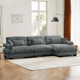 Super Comfort Oversized Modular Sectional Sofa With Movable Ottoman - Furniture Home Direct