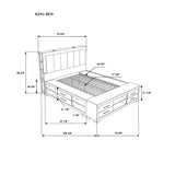 Messa - Bed With Storage Features And LED Lighting - Furniture Home Direct