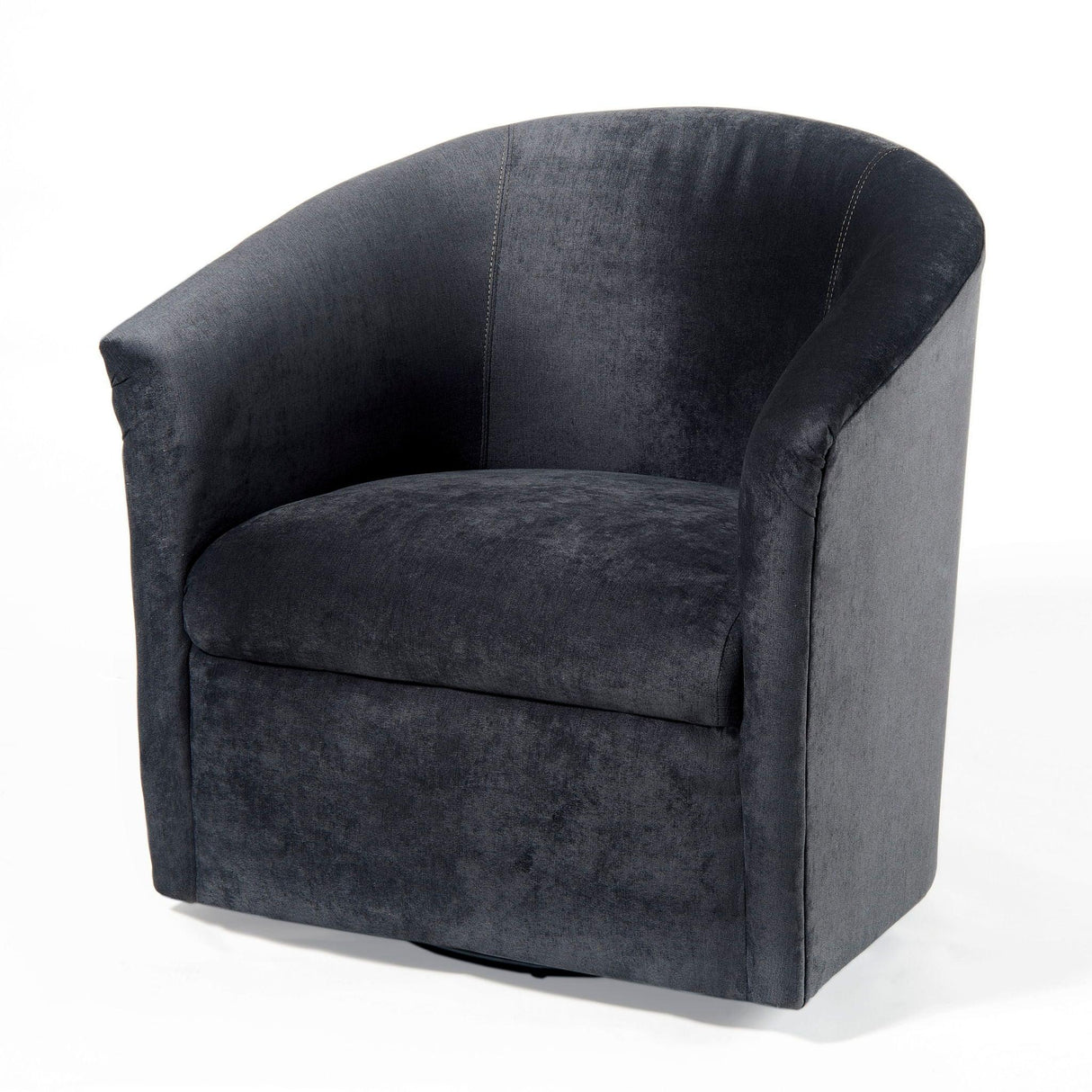 Eden - Swivel Chair With Microfiber Upholstery And Hardwood Frame - Furniture Home Direct