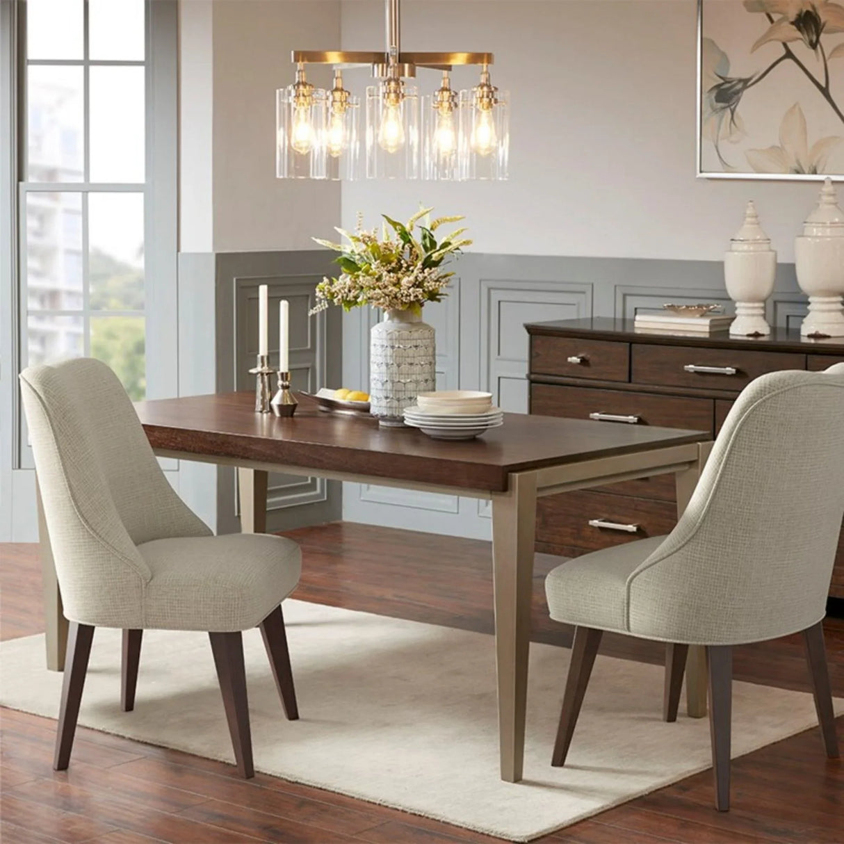 Holls - Dining Chair (Set of 2) - Beige - Furniture Home Direct