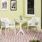3 Piece Plastic Arm Chair Bistro Grs Premium Ocean Plastic - Furniture Home Direct