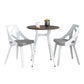 Clara Charlotte - 3 Piece Round Dinette Set Vintage With Rounded - Furniture Home Direct