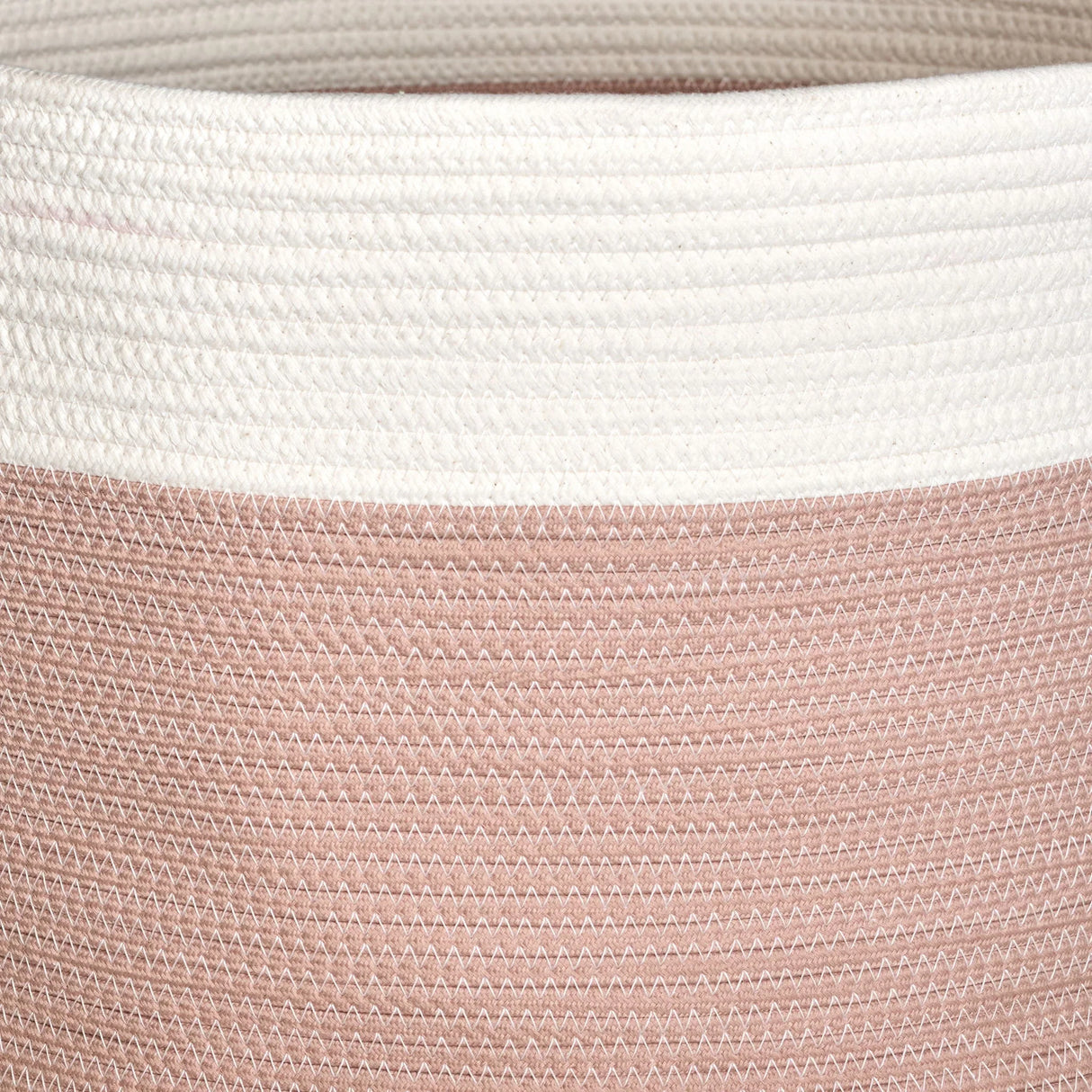 Francis - Cotton Round Laundry And Storage Basket - Furniture Home Direct