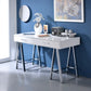 Coleen - High Gloss Writing Desk With USB - Furniture Home Direct