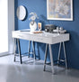 Coleen - High Gloss Writing Desk With USB - Furniture Home Direct