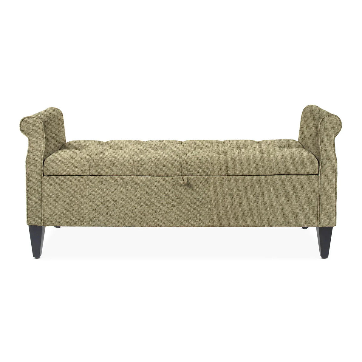 Jacqueline - Tufted Roll Arm Storage Bench - Furniture Home Direct