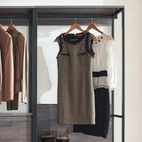 Closet System With Drawers Rods Industrial Frame Dark Brown - Furniture Home Direct