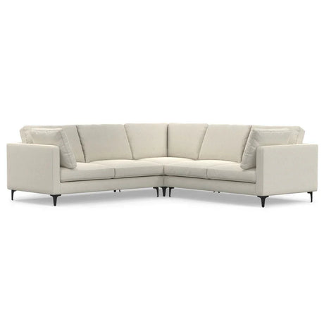 Ava - Mid Century Corner Sectional Sofa Handcrafted - Furniture Home Direct