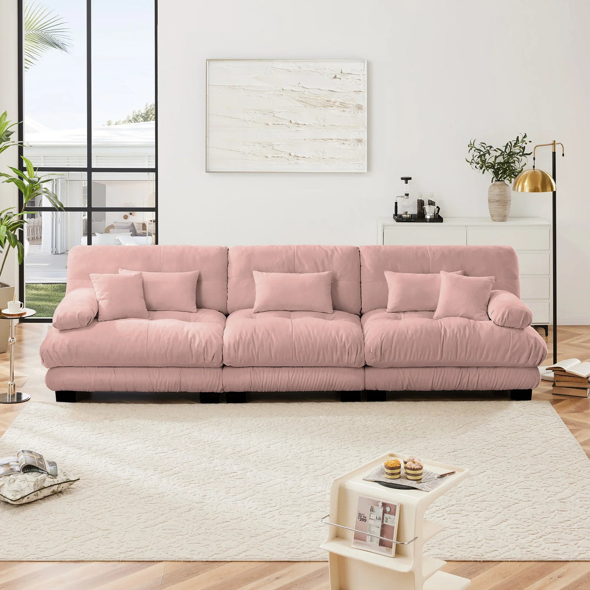 Chenille Modular Sofa - Furniture Home Direct