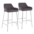 Daniella - Contemporary Fixed Height Bar Stool (Set of 2) - Furniture Home Direct