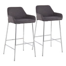 Daniella - Contemporary Fixed Height Bar Stool (Set of 2) - Furniture Home Direct
