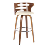 Cosini - Mid Century Modern Fixed Height Barstool With Swivel (Set of 2) - Furniture Home Direct