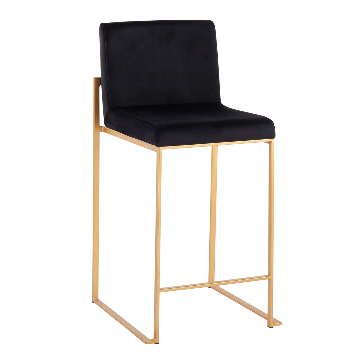 Fuji - Contemporary High Back Stylish Counter Stool - Furniture Home Direct