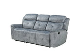 Mariana - Manual Recliner Sofa - Silver Gray - Furniture Home Direct