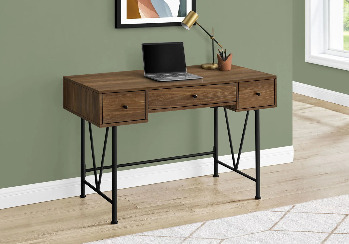 Computer Desk For Home Office, Stylish Design, Storage Drawers, Transitional - Furniture Home Direct